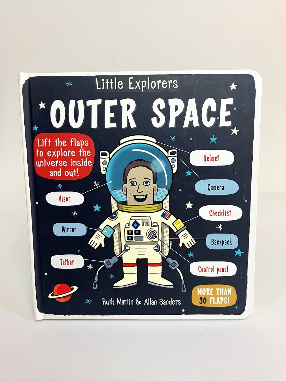 Little Explorers Outer Space Board Book Flaps Childrens Book Educational 2016